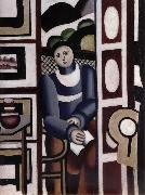 Fernand Leger Femme Assise oil painting on canvas